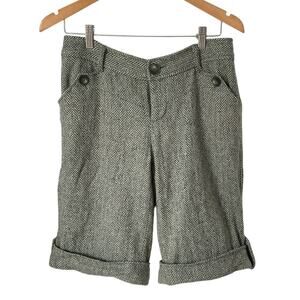 Vintage wool tweed short pants‎